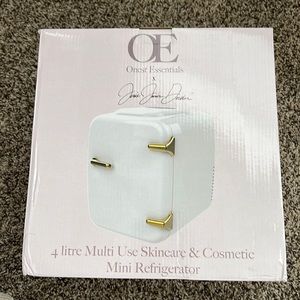 Skincare mini fridge